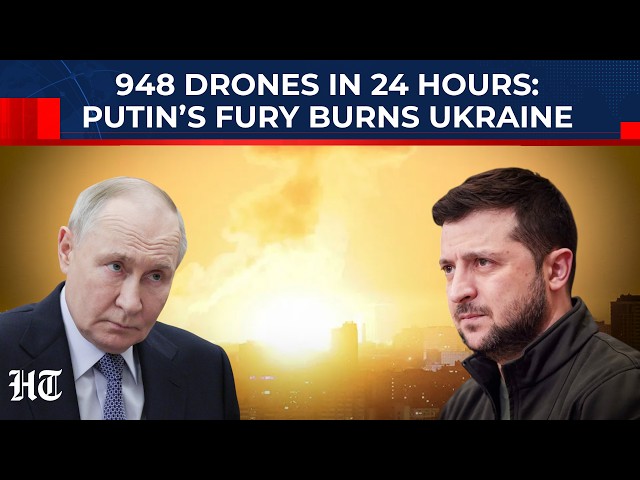 Putin Unleashes 948 Drones On Ukraine In Big Attack As Trump Focuses On Iran | Kyiv Left Exposed?