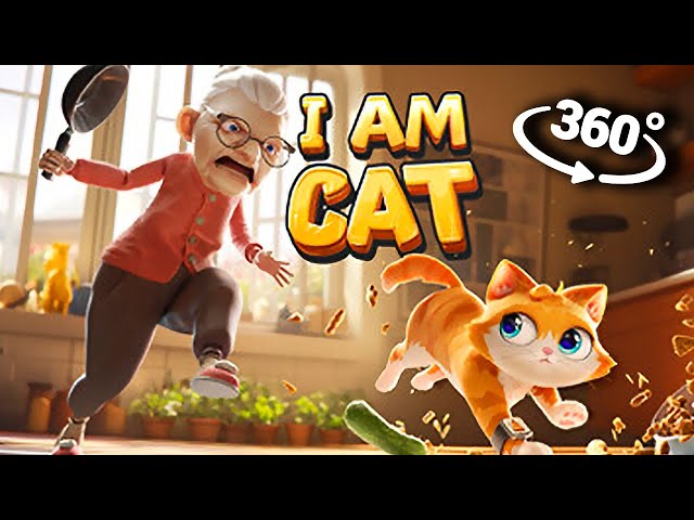360° VR Trailer of I Am Cat - Escape Granny's House & Date Girlfriend