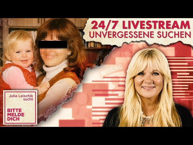 🔴 Die emotionalsten Vermissten-Fälle! | Julia Leischik - Bitte melde dich | 24/7 Livestream