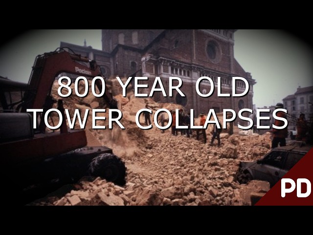 800 Year old Tower Collapses Without Warning: The Pavia Civic Tower Disaster 1989