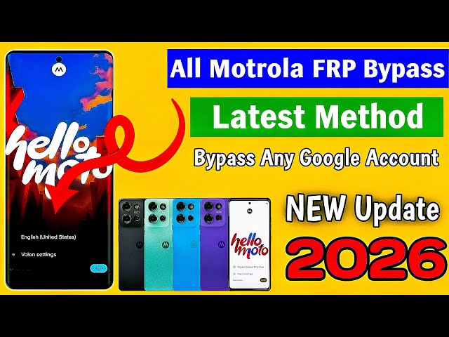 ✅ How to Unlock A Google locked Motorola phone | (Android 14-15) | Moto FRP Bypass 2026