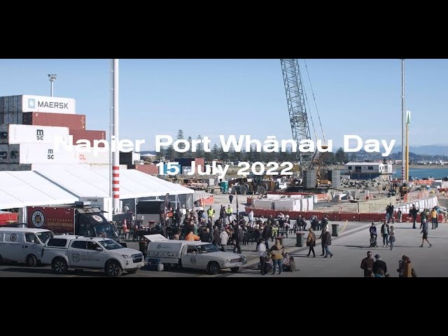 Napier Port - Whanau Day Video