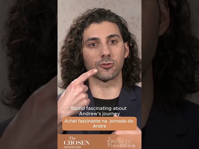 One On One Interview with Noah James as Andrew | The Chosen Season 4 | God Sized Stories #Shorts