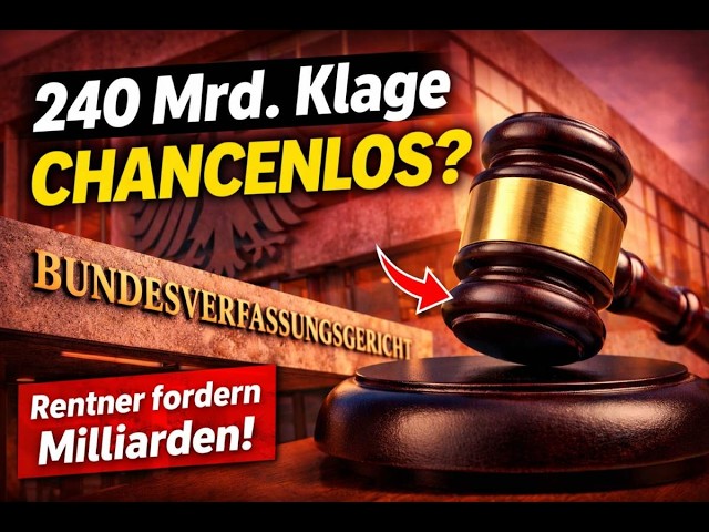 Mega 240 Milliarden-Rentner Klage: Chancenlos?