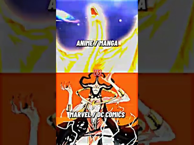 Anime vs Marvel / DC