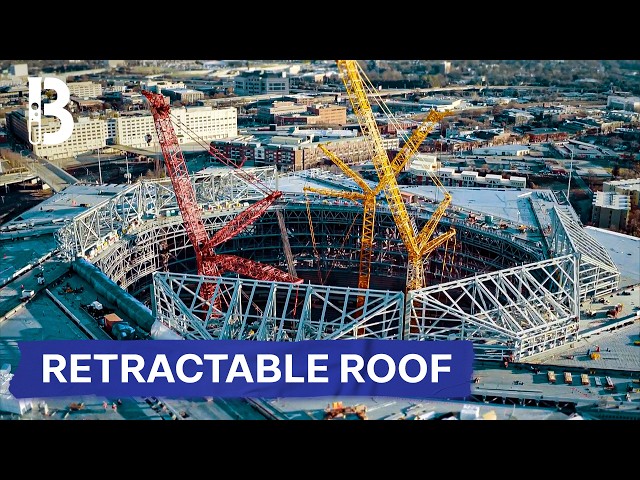 How the Mercedes-Benz Stadium's Iconic Roof Was Build | Blueprint