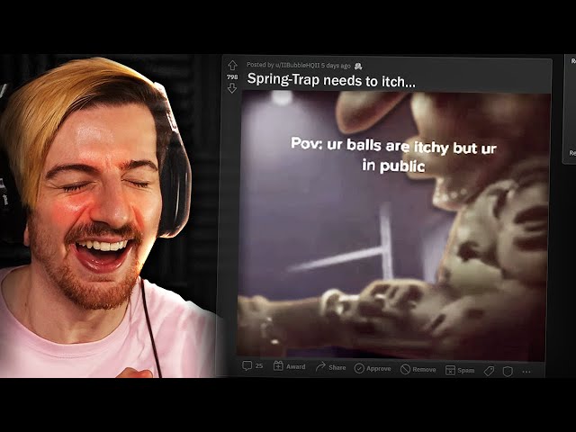 POV: YOU ARE SPRINGTRAP AND NEED TO ITCH YOURSELF.. (RR)