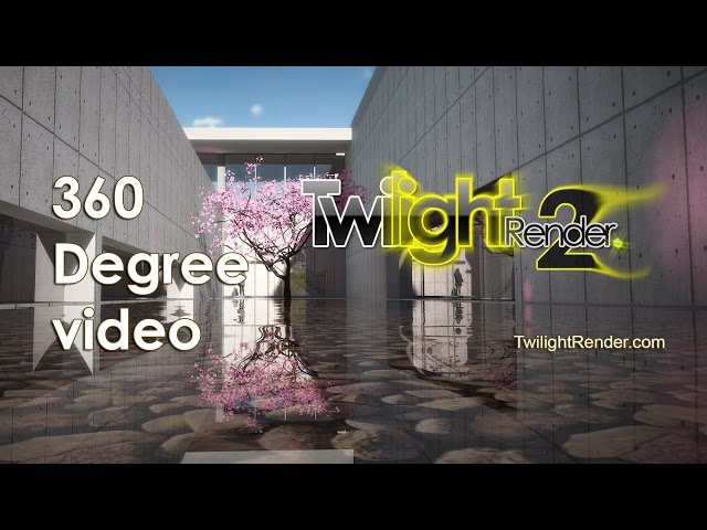 Twilight Render Tutorial Animated Camera 360 Degree Video