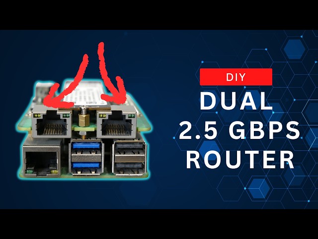 Dual 2.5Gbps Raspberry Pi 5 OpenWRT Router! (featuring the Radxa Router HAT)