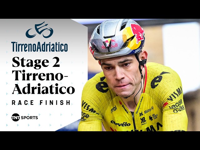 EPIC GRAVEL BATTLE 💥 | Men's Elite Stage 2 Tirreno-Adriatico 2026 Final KM's | TNT Sports Cycling