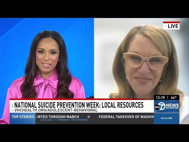 VHC Health's Behavioral Health Director Featured on ABC7 for Suicide Prevention Week