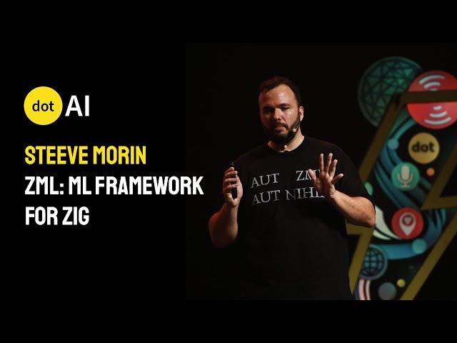 dotAI 2024 - Steeve Morin - ZML: ML framework for Zig