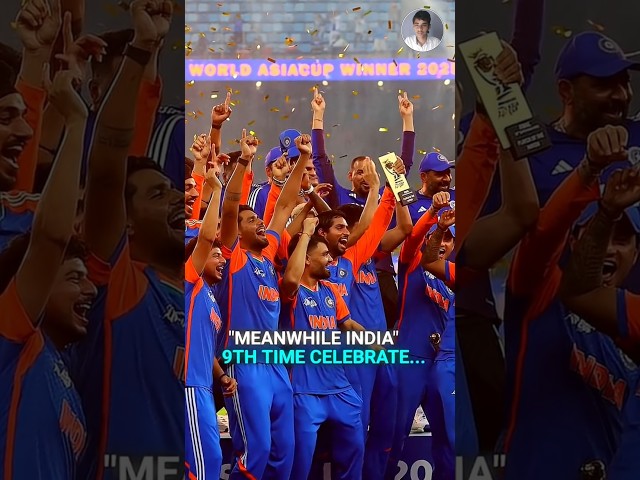 Indian Team Celebrate Without Asia Cup Trophy || #shorts #cricket #viral