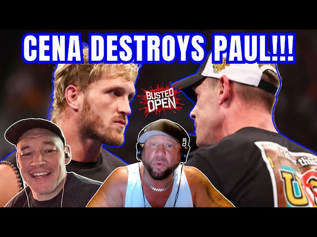 John Cena TORCHES Logan Paul: "That Was a MURDER!" | Busted Open WWE