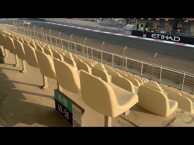 Main Grandstand View (Section M-08): Abu Dhabi Grand Prix