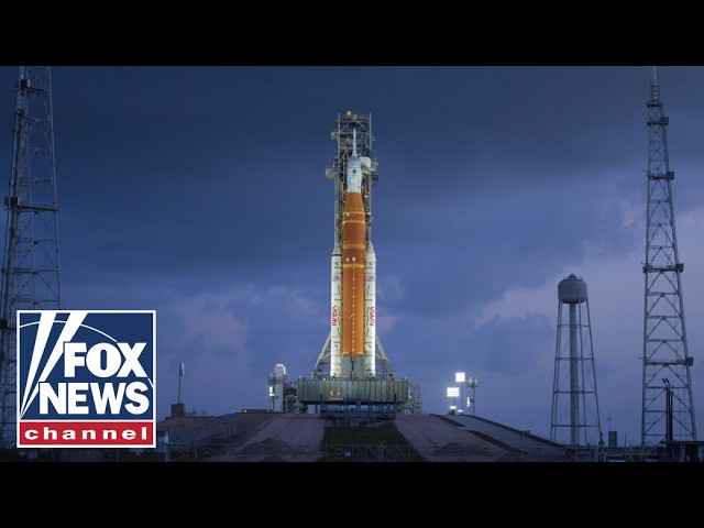 Officials give a status briefing on the Artemis II mission