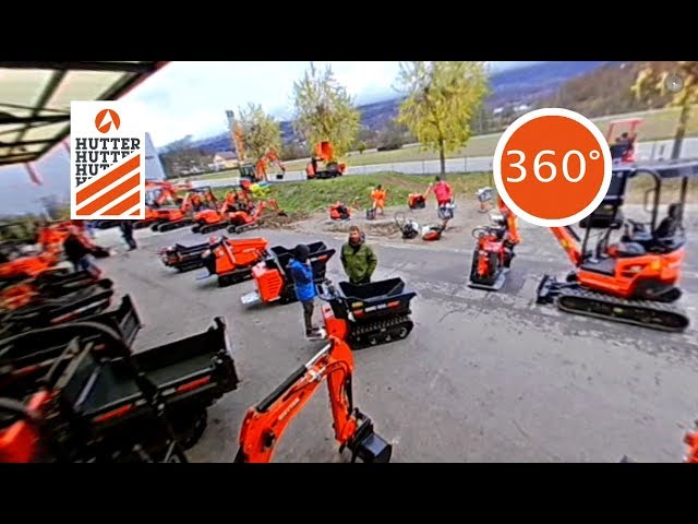 HUTTER Baumaschinen 360° Video - Wangen a. Aare - Switzerland