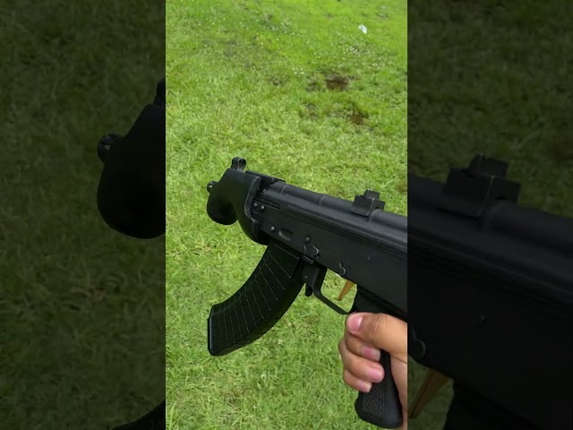 One hand all black micro Draco  mag dump with a 🤫 (NOT A FULL AUTOMATIC) #microdraco #draco
