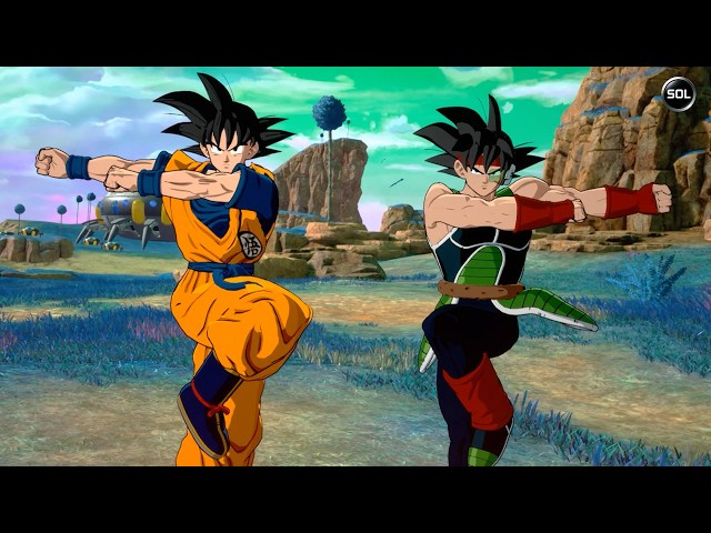 Goku + Bardock Fusion - Barlot vs Frieza, Cell & Kid Buu