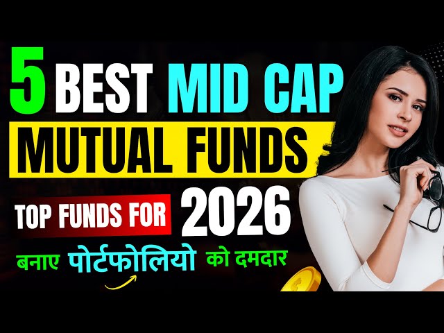 (5) Best Midcap Mutual Funds | Top Midcap Funds For Next 10-15 Years | SIP Investment in Mutual Fund