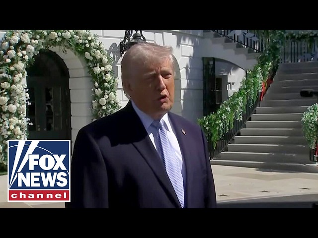 Trump blasts Iran 'lunatics' at White House Easter Egg Roll