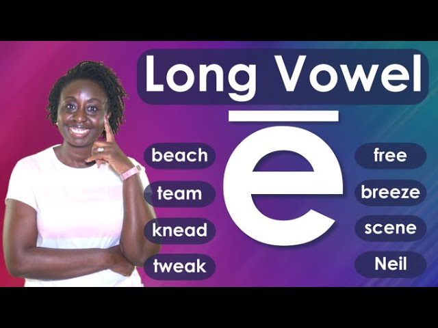 Long Vowel “e” Word Families with beginning consonant + beginning digraph #longvowels
