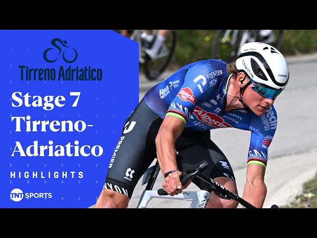 SPRINTING TO GLORY! 🙌 | Men's Elite Stage 7 Tirreno-Adriatico 2026 Highlights | TNT Sports Cycling