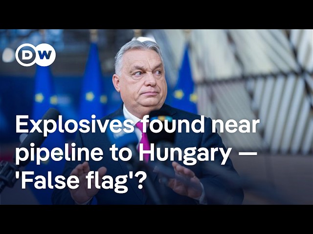 Serbia reports explosives near Russian gas pipeline as Hungary enters final campaign week | DW News