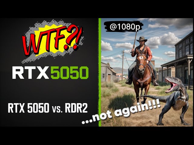 RTX 5050 vs. Red Dead Redemption 2 Ultra @1080p Gameplay