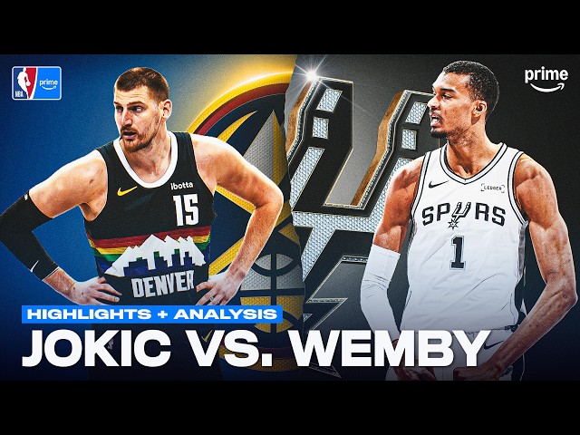Nikola Jokic Outduels Victor Wembanyama in OT Thriller | NBA on Prime