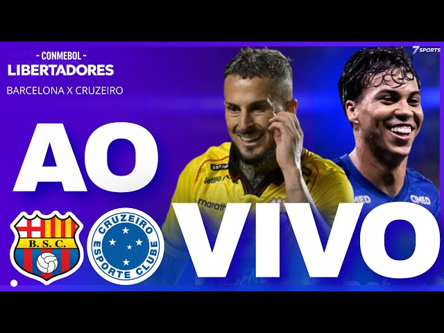 BARCELONA X CRUZEIRO AO VIVO AGORA | JOGO AO VIVO | LIBERTADORES 2026 | DIRETO DO MONUMENTAL
