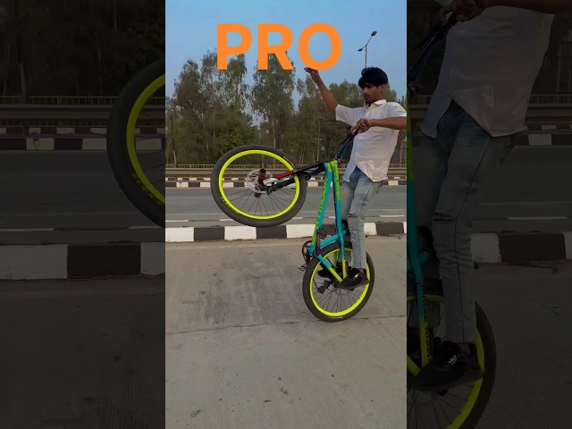 noob+pro+legend with cycle stunts tutorial #mtb #stuntsperformer #cycle #stunts