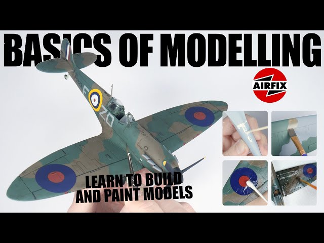 Model Making for Beginners [ Learn the basics ] 1/48 SPITFIRE MK.1 | AIRFIX-HUMBROL | Brush Painting