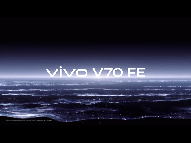 vivo V70 FE in Ocean Blue | Designed to stand out