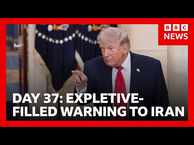 Trump issues a new warning hours after a second US airman is rescued from inside Iran | BBC News