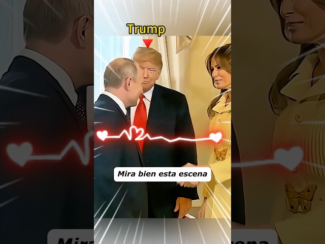 Trump was obviously jealous. Putin looked at Melania. #shorts #celebrity #trump #melania #putin #...