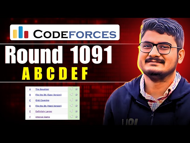 Codeforces Round 1091 Solution | ABCDEF