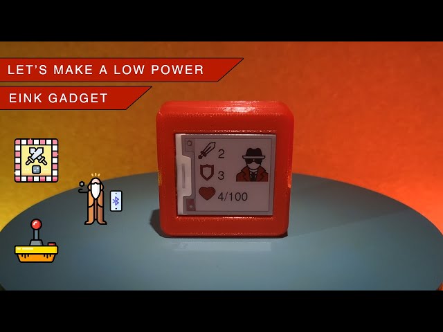 DIY Multifunctional Low Power Eink Gadget