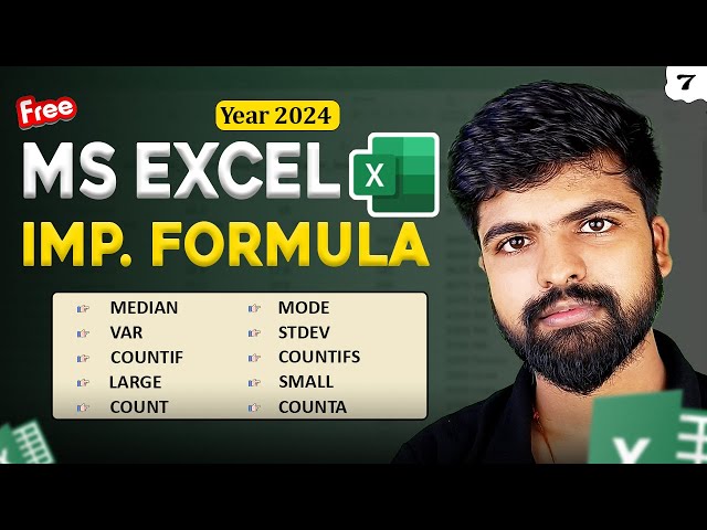 Powerful Statistical Formulas Every Excel User Should Know! | Excel Formula Tutorial
