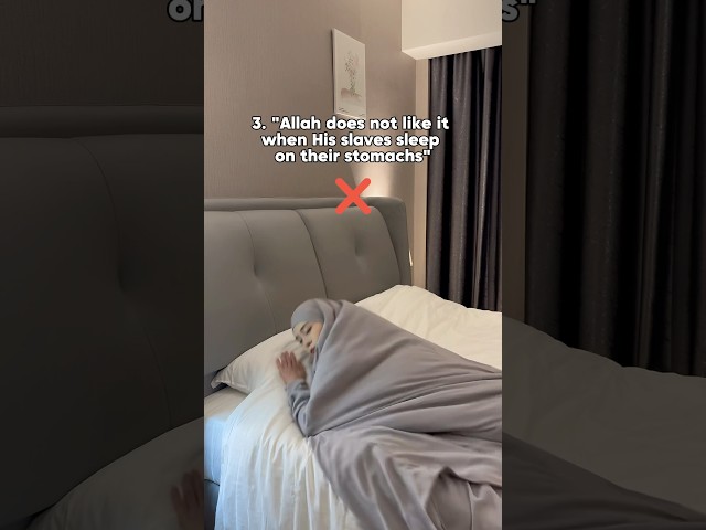 that's why you have trouble sleeping #muslim #islam #islamic