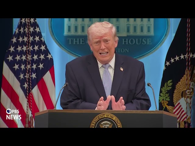 WATCH: Trump says news org threatened with jail if source of missing airman 'leak' isn't revealed