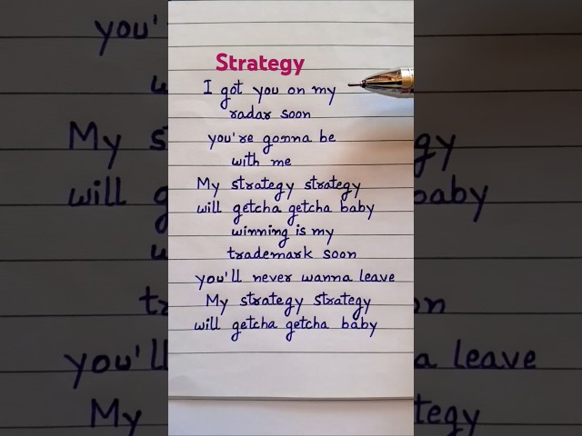 Twice - Strategy Lyrics (feat. Megan Thee Stallion) #twice #jihyo #jeongyeon #strategy #twicenayeon