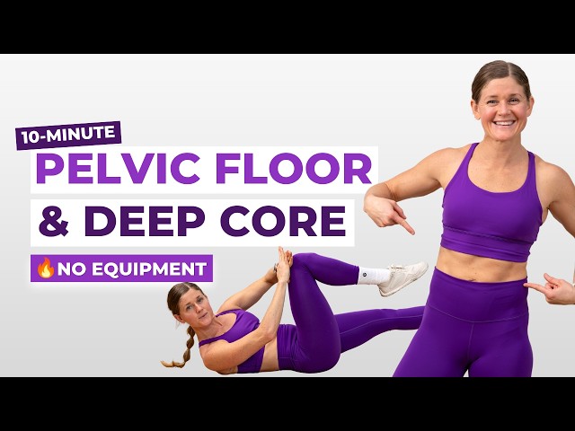 10-Min Deep Core & Pelvic Floor Workout | Postpartum Safe, No Equipment