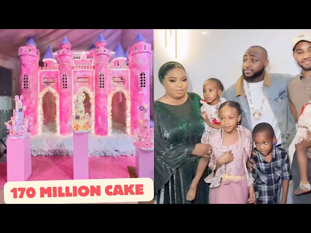Arewa Man buys 170 million castle Cake & bring Davido to his daughters in Kano 