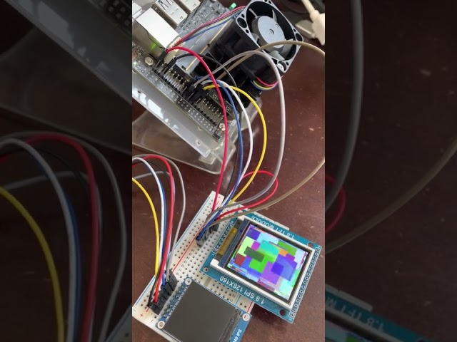 2022/3/4 Jetson Nano 4GB (A02) with SPI 128x160 @ ST7735