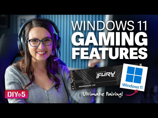 Windows 11 Gaming Features – DIY in 5 Ep 270