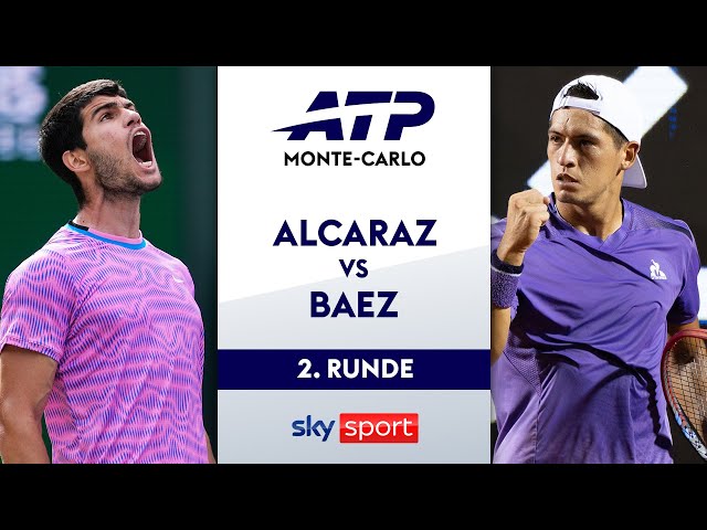 Alcaraz 🇪🇸 - Báez 🇦🇷 - Runde 2 | Monte-Carlo Masters 2026 | Highlights - Sky Sport Tennis
