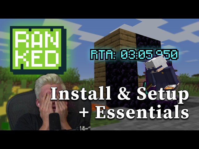 (READ COMMENTS) How to Install and Setup Minecraft Speedrunning Ranked + Essentials