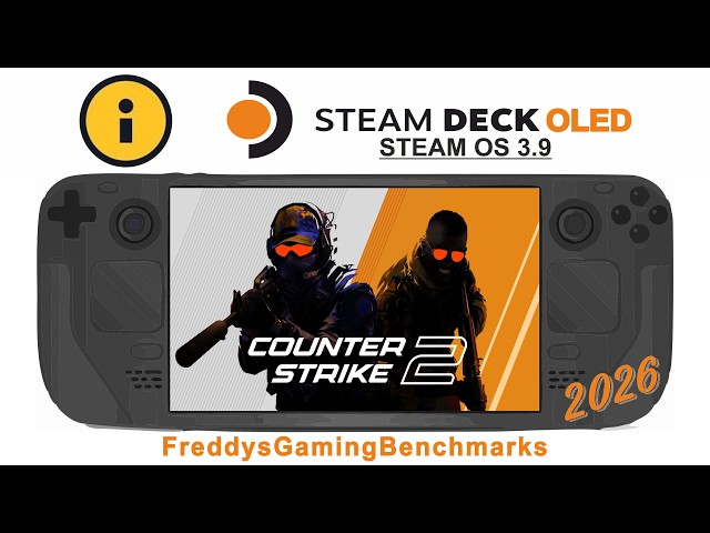 Counter Strike 2 (update March 4 2026) on Steam Deck OLED with Steam OS 3.9