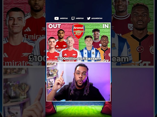 £100million to fix Arsenal! 💰👀